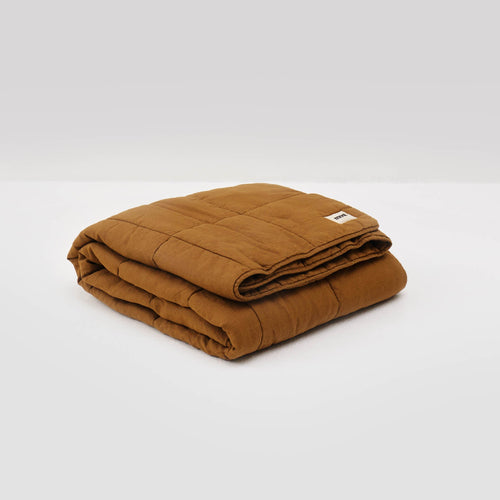 Édredon En Lin Lavé - Moka