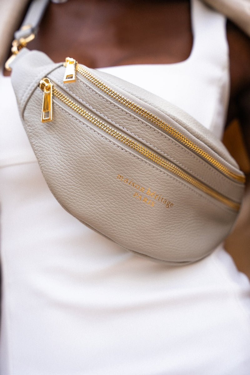 Sac Banane Mouki - Gris Clair