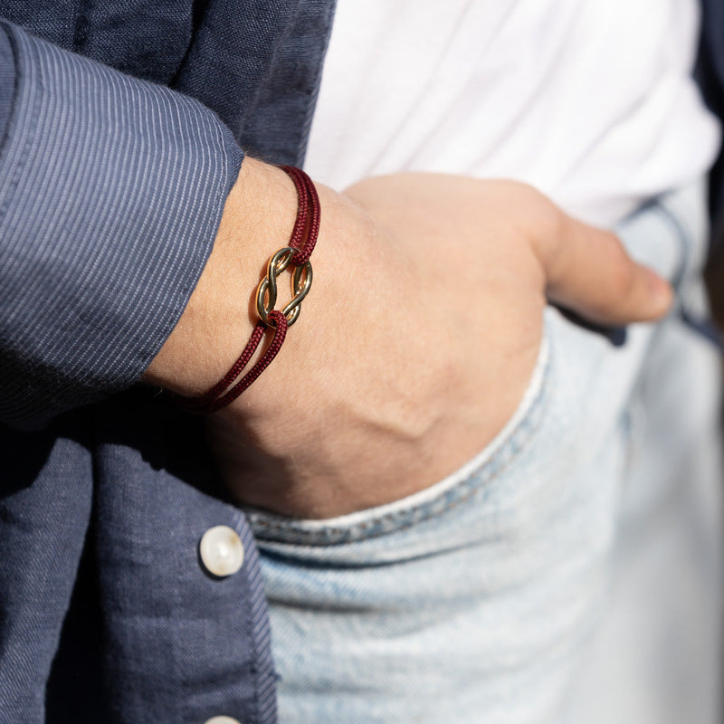 Bracelet Mousse - Bordeaux