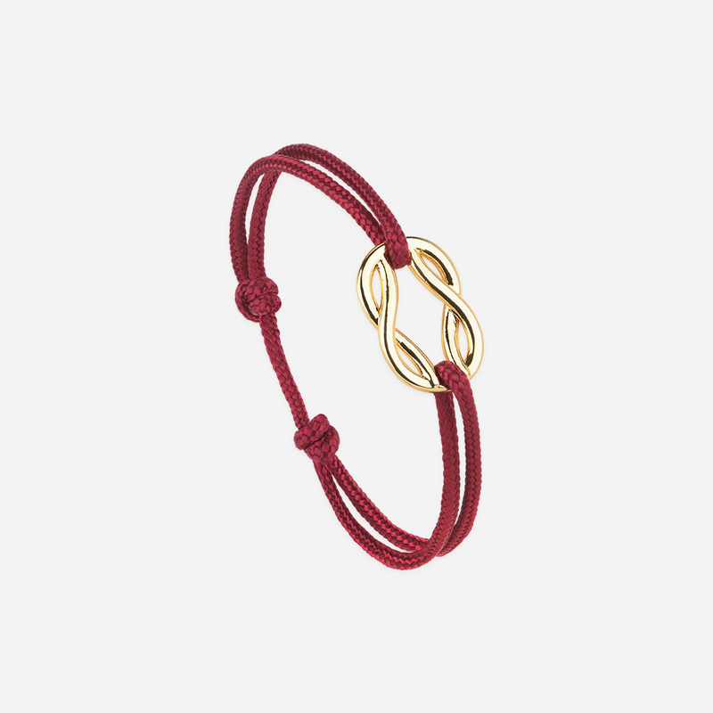 Bracelet Mousse - Bordeaux
