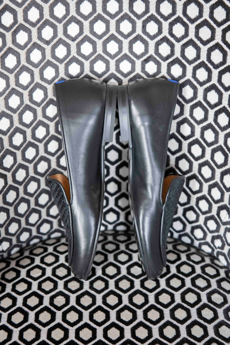 Mocassins François Quilted - Noir - Femme