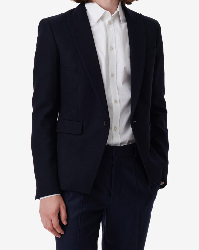 Veste De Costume En Laine Karion - Navy