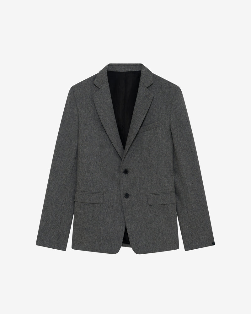 Veste De Costume En Laine Lindo - Grey