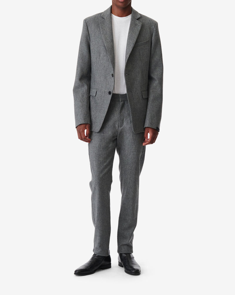 Veste De Costume En Laine Lindo - Grey