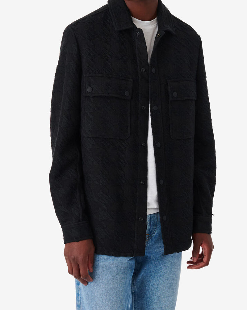 Surchemise En Tweed Aveno - Black