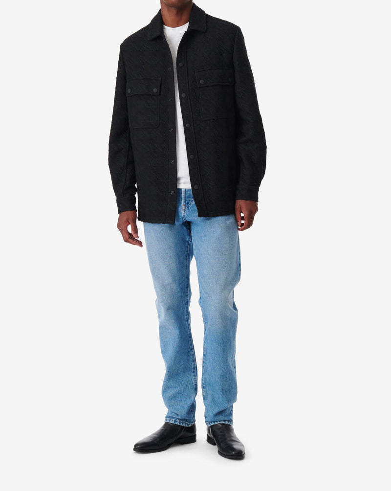 Surchemise En Tweed Aveno - Black