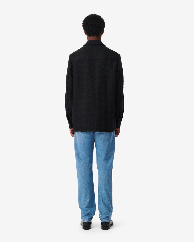 Surchemise En Tweed Aveno - Black