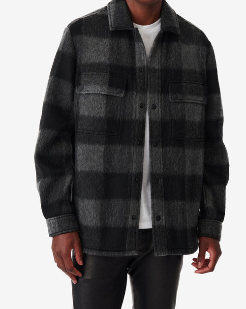 Surchemise À Carreaux Ilario - Black/Dark Grey