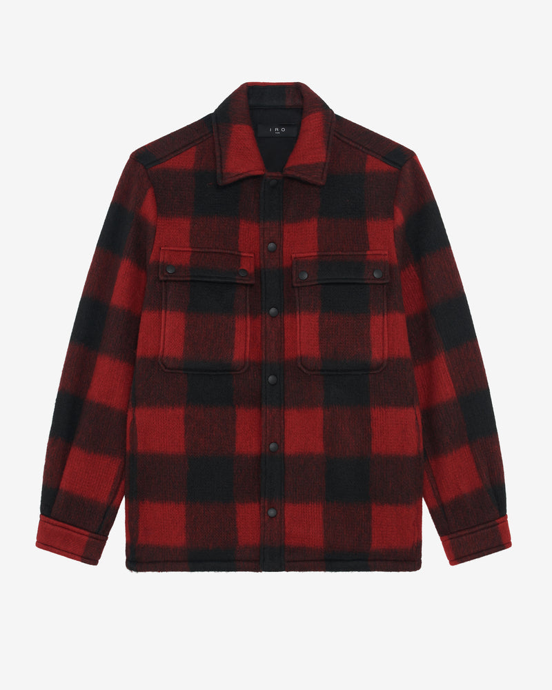 Surchemise À Carreaux Ilario - Mixed Red