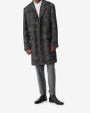 Manteau Long Calvon - Black/White