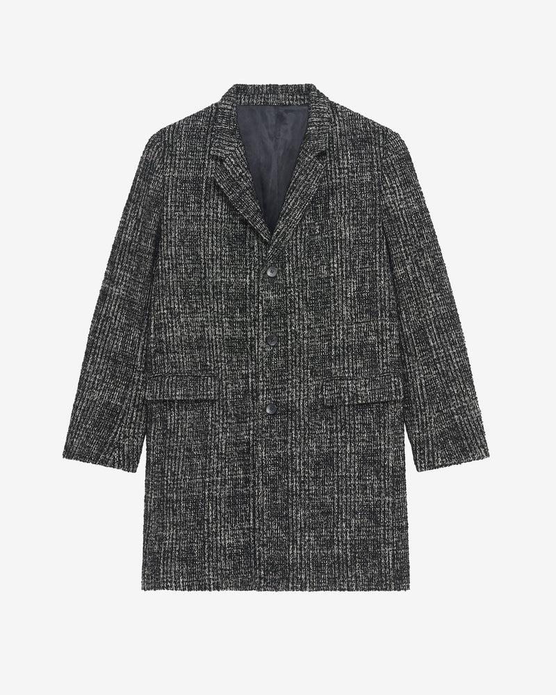 Manteau Long Calvon - Black/White