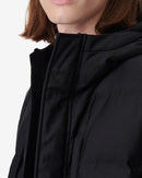 Doudoune Courte À Capuche Linsa - Black