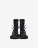 Rangers En Cuir À Lacets Kosmic - Black