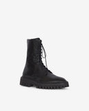 Rangers En Cuir À Lacets Kosmic - Black