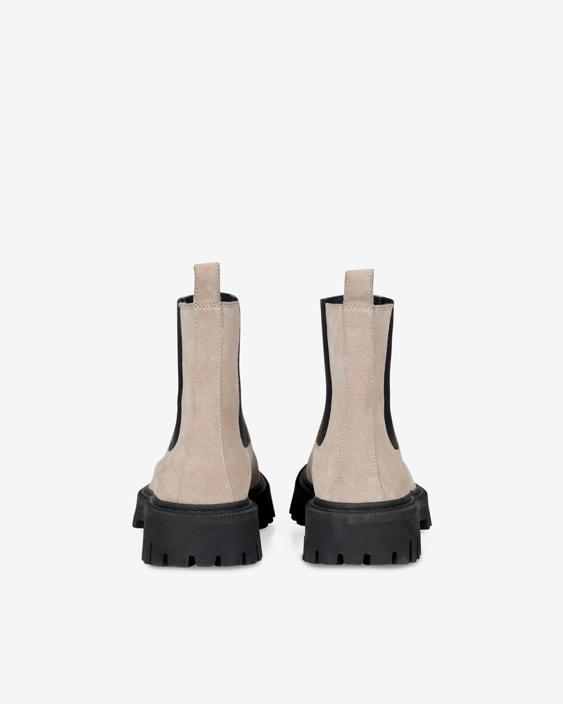 Boots En Cuir Kosmic Chelsea Suede - Beige