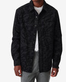 Chemise Ample À Motif Kopin - Black/Black Leopard