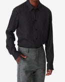 Chemise Fluide À Pois Lommi - Black/Offwhite Small Dots