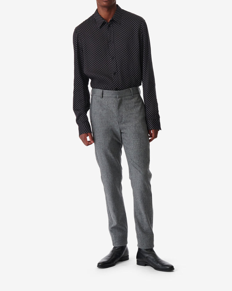 Chemise Fluide À Pois Lommi - Black/Offwhite Small Dots