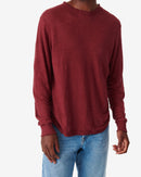 T-Shirt En Lin Col Rond Arona - Bordeaux