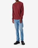 T-Shirt En Lin Col Rond Arona - Bordeaux