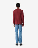 T-Shirt En Lin Col Rond Arona - Bordeaux