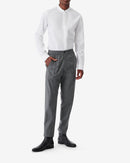 Pantalon En Laine Mélangée Lindojog - Grey