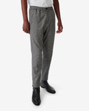 Pantalon En Laine Mélangée Robby - Black/Ecru