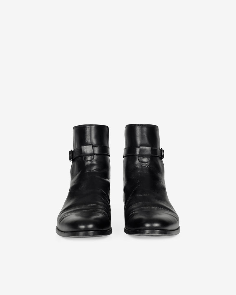 Boots Jodphur En Cuir Johd - Black