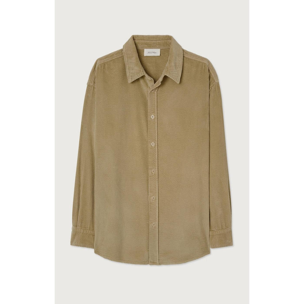 Straight Buttoned-Collar Shirt - Vintage Oat - Men