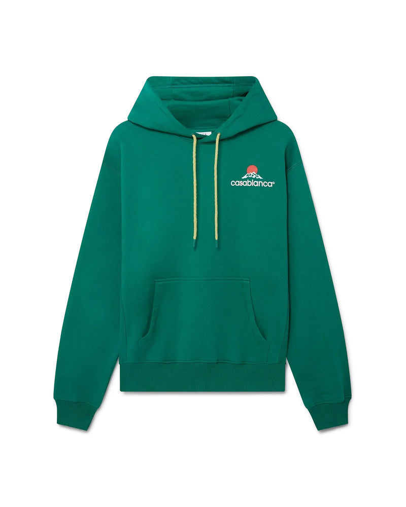 Hoodie Montagne - Vert