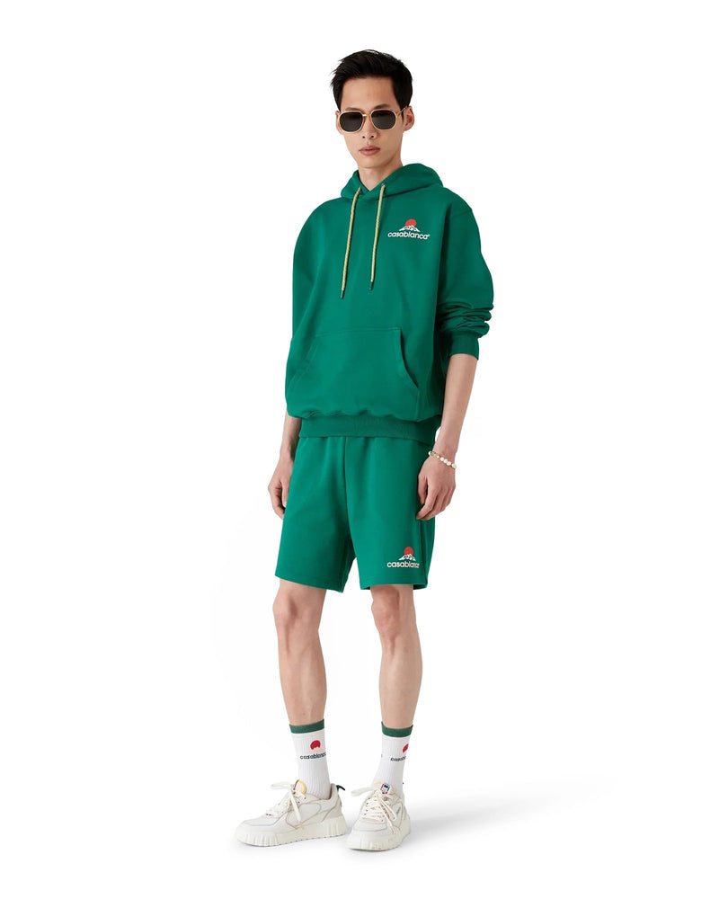 Hoodie Montagne - Vert