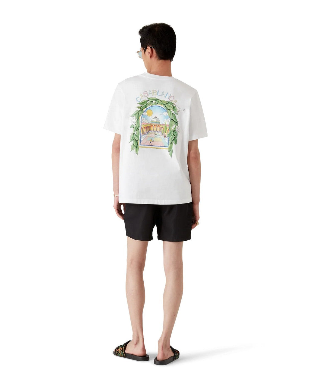 T-Shirt L'Arche De Tennis - Blanc