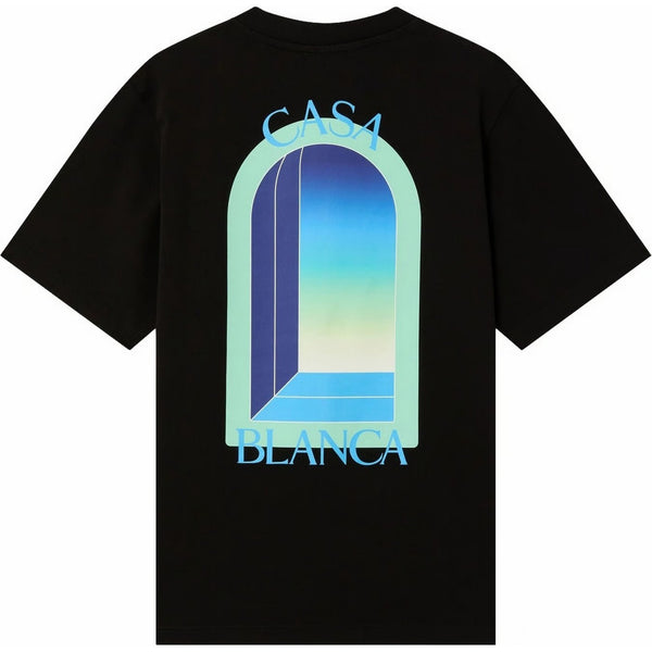 T‑Shirt L’Arche - Noir et Vert menthe