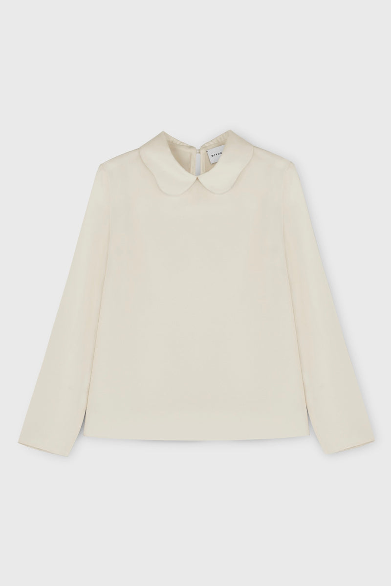 Blouse Col Nuage - Crème