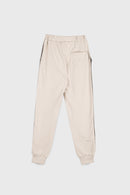 Pantalon En Jersey De Coton Bio - Pierre/Gris Foncé