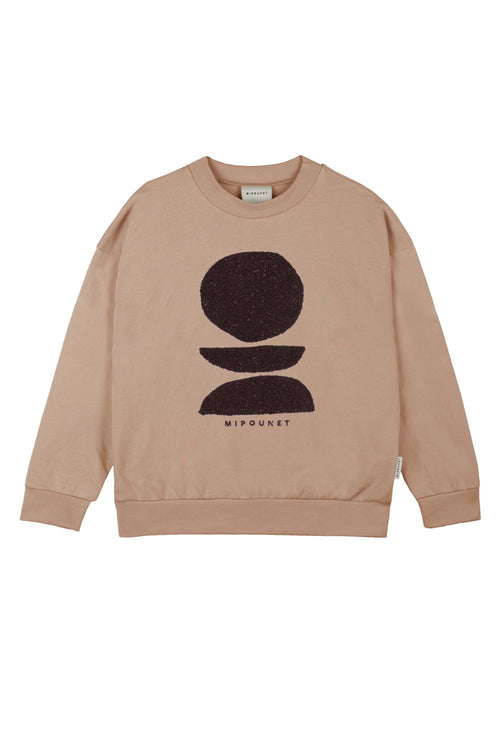 Sweatshirt Teddy En Coton Bio - Brun