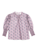 Blouse À Fleurs Viyella - Mauve