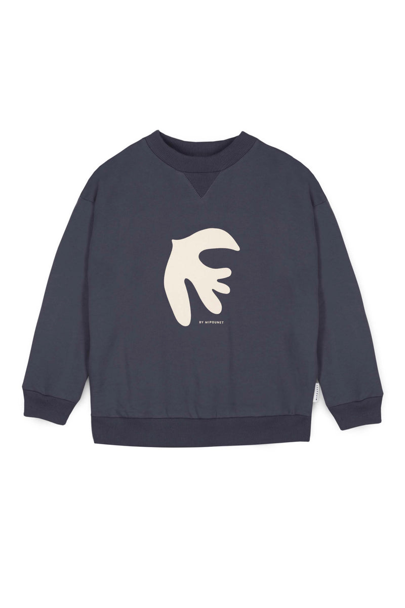 Sweatshirt Alex Bird - Bleu