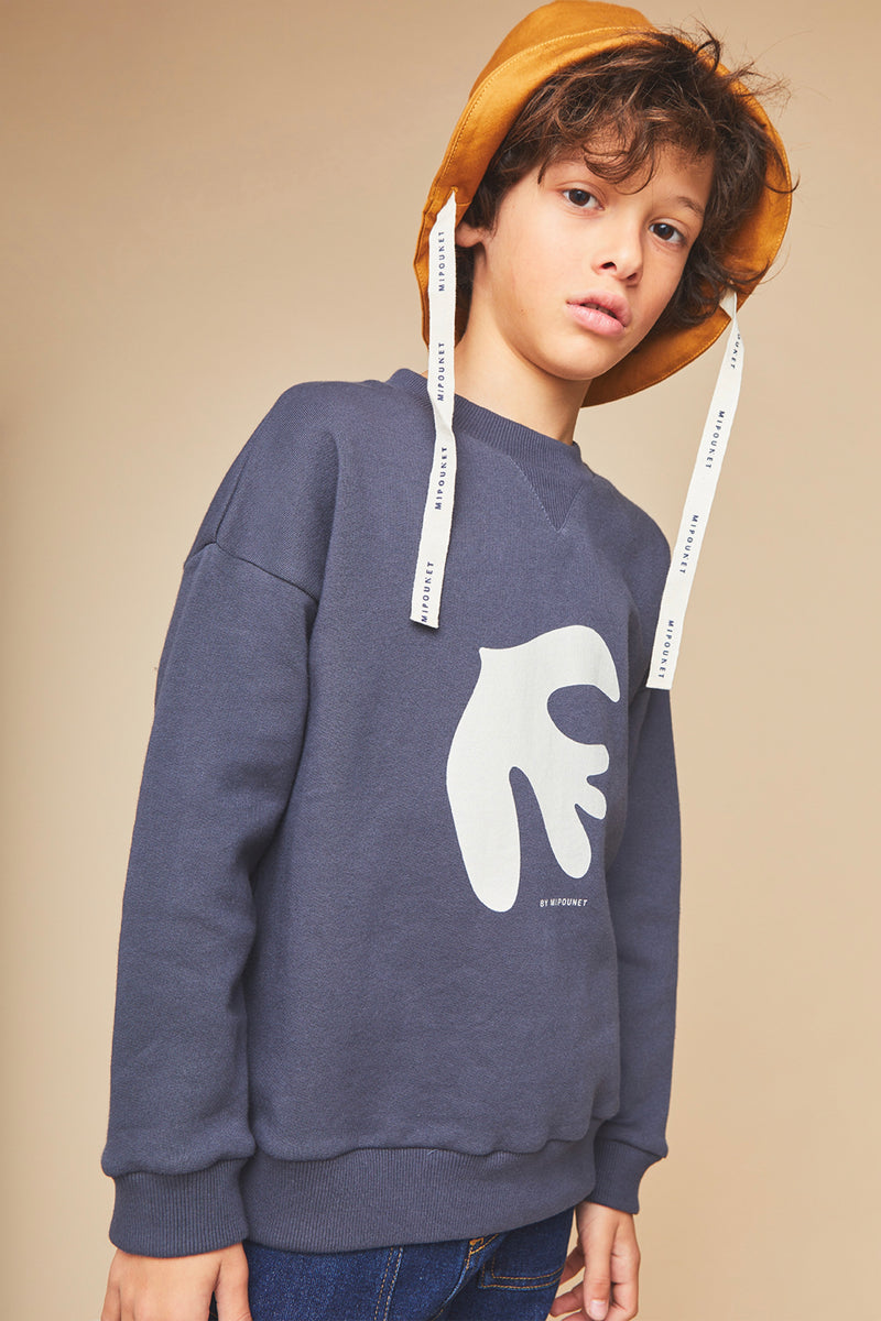 Sweatshirt Alex Bird - Bleu