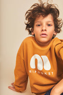 Sweatshirt Avec Logo Lena - Caramel