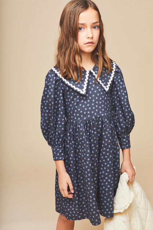 Robe Imprimée Lucie - Bleu