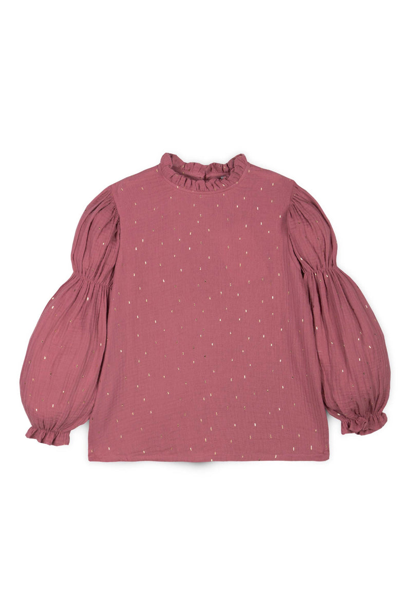 Blouse En Mousseline Émilie - Rose