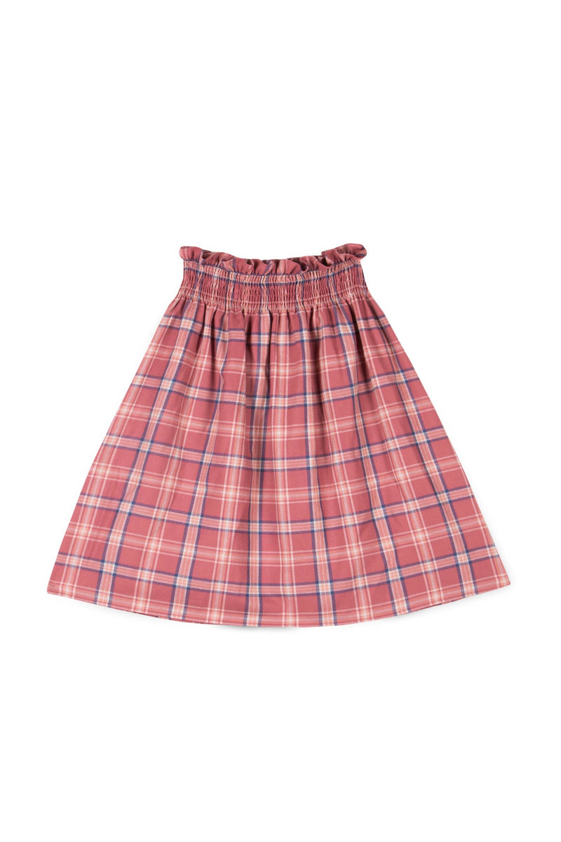 Jupe À Tartan Bella - Rose