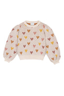 Pull En Tricot De Laine Love - Crème