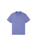 Polo azul claro hemp sostenible - silueta 1