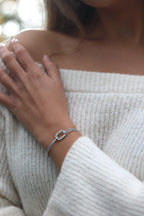 Lougre Bracelet - Glittery Silver