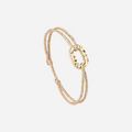 Brasse Bracelet - Glittery Gold