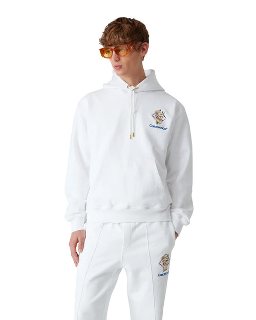 Sudadera con capucha Diamond Column - Blanco