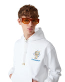 Hoodie Diamond Column - Blanc