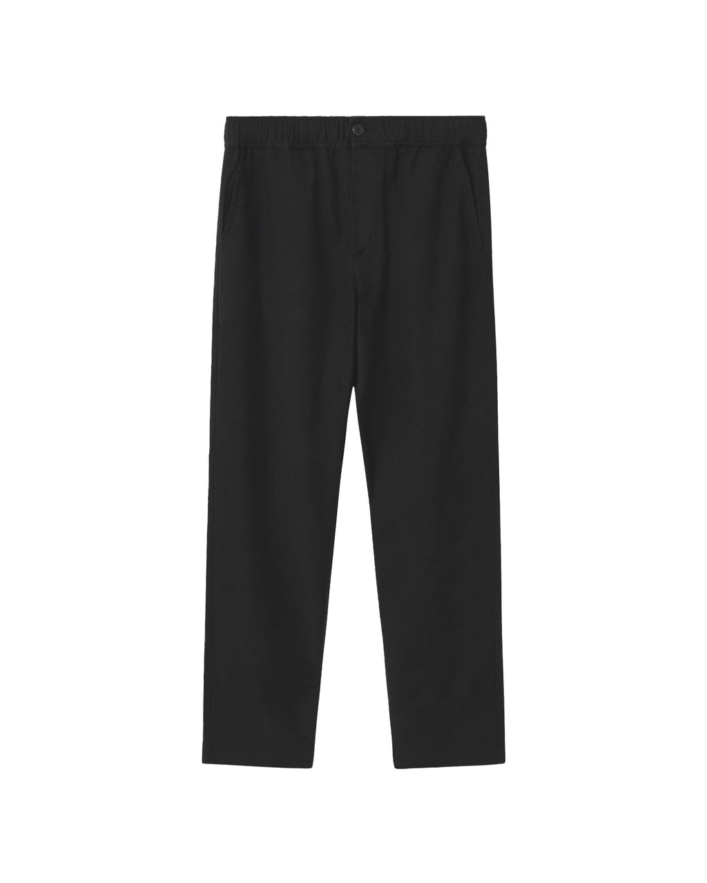 Pantaloni neri Travel light sostenibili  - silhouette 1